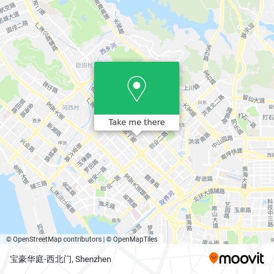 宝豪华庭-西北门 map