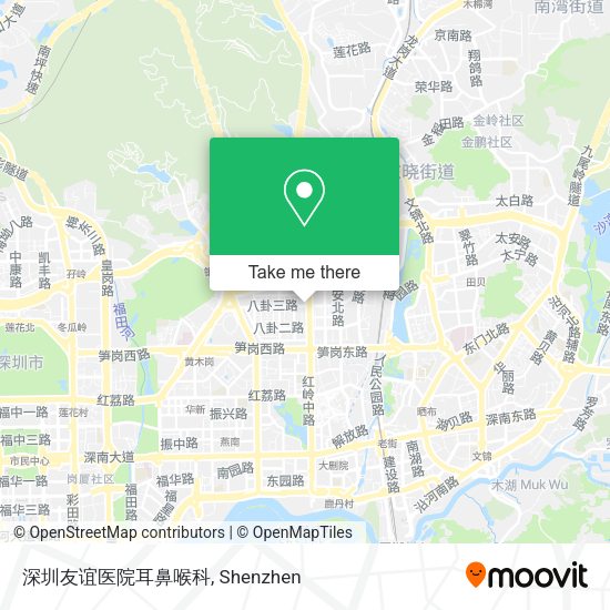 深圳友谊医院耳鼻喉科 map