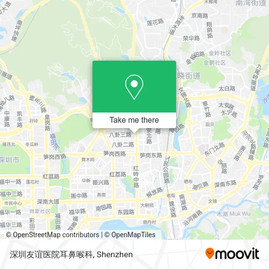 深圳友谊医院耳鼻喉科 map