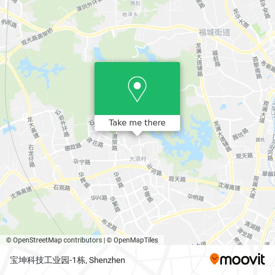 宝坤科技工业园-1栋 map