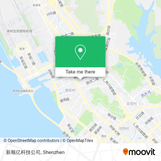 新顺亿科技公司 map