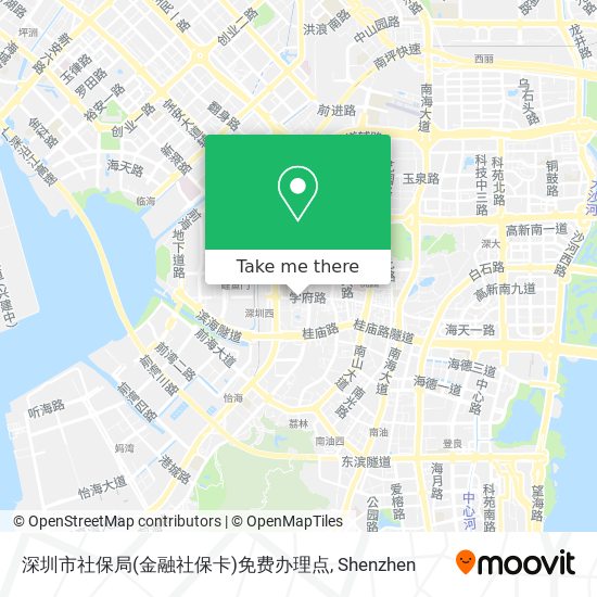 深圳市社保局(金融社保卡)免费办理点 map