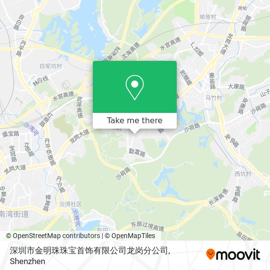 深圳市金明珠珠宝首饰有限公司龙岗分公司 map