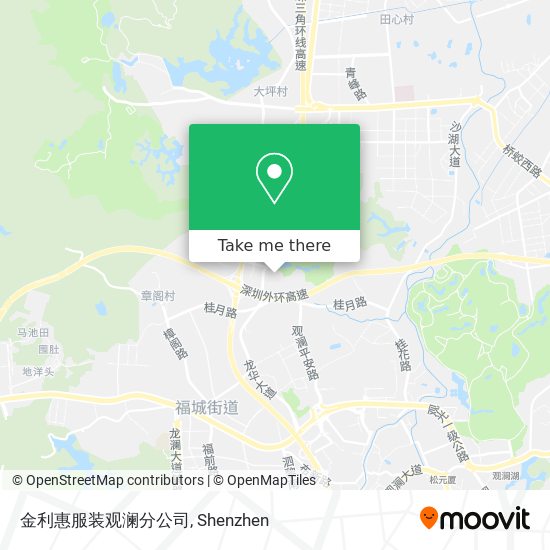 金利惠服装观澜分公司 map