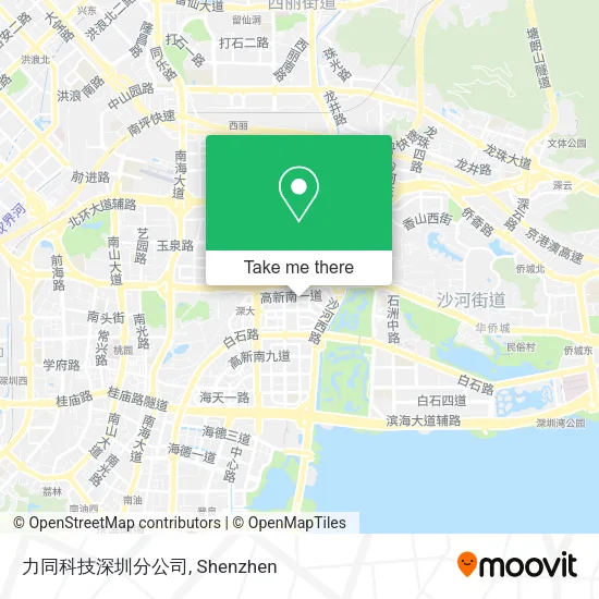 力同科技深圳分公司 map