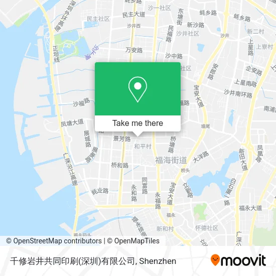 千修岩井共同印刷(深圳)有限公司 map