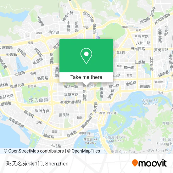 彩天名苑-南1门 map