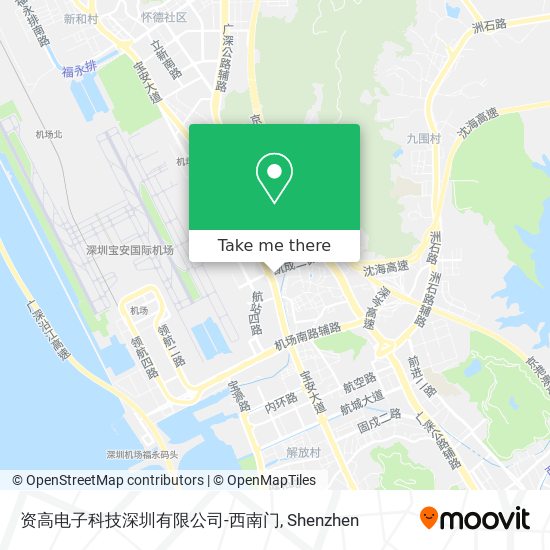 资高电子科技深圳有限公司-西南门 map