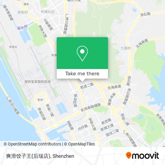 爽滑饺子王(后瑞店) map