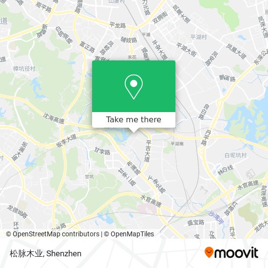 松脉木业 map