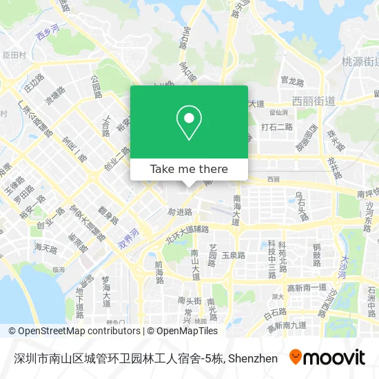 深圳市南山区城管环卫园林工人宿舍-5栋 map