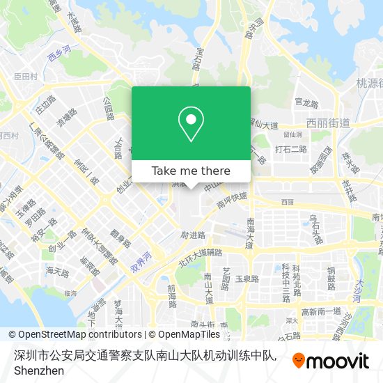 深圳市公安局交通警察支队南山大队机动训练中队 map