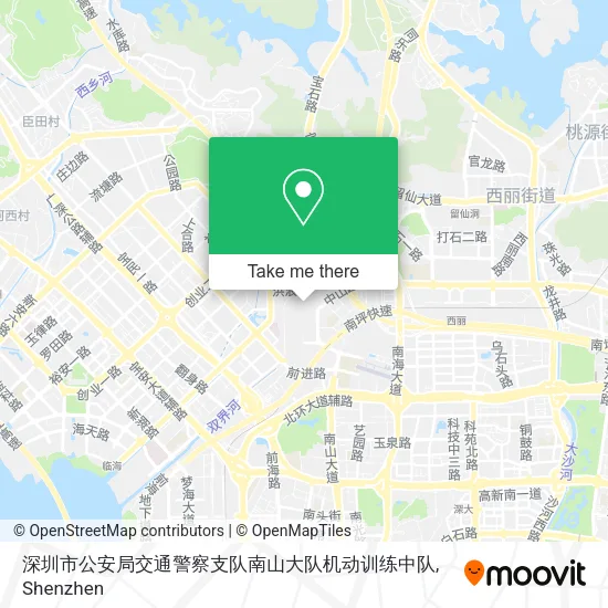 深圳市公安局交通警察支队南山大队机动训练中队 map