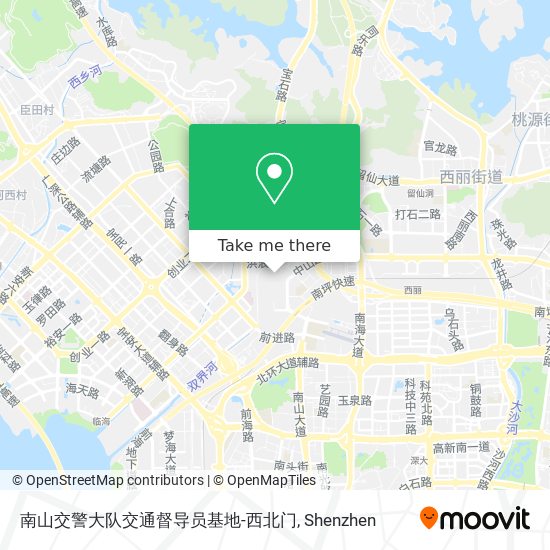 南山交警大队交通督导员基地-西北门 map