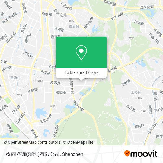 得问咨询(深圳)有限公司 map