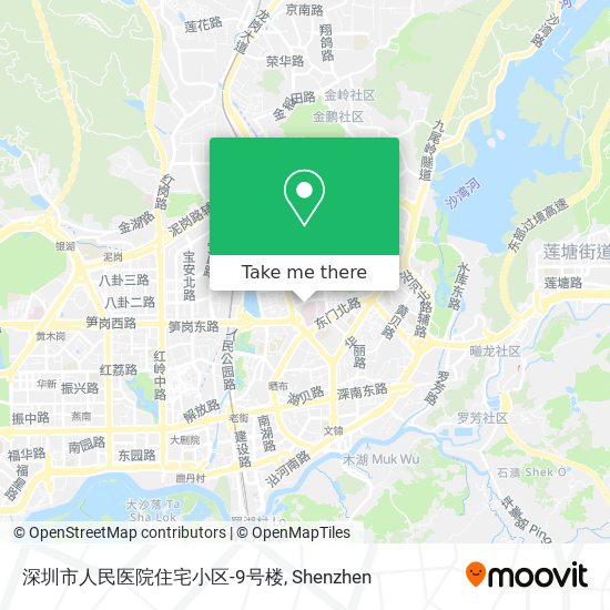 深圳市人民医院住宅小区-9号楼 map
