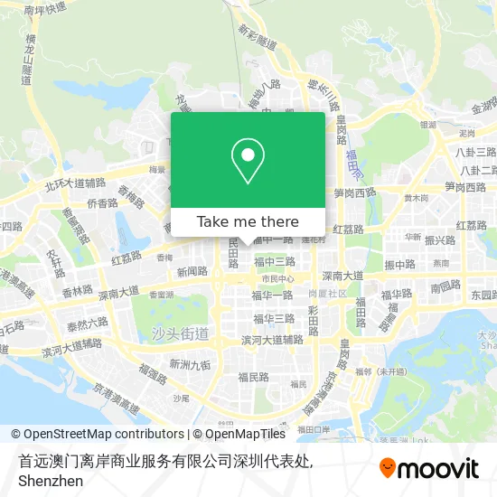 首远澳门离岸商业服务有限公司深圳代表处 map