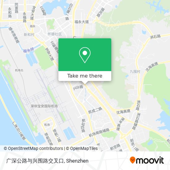 广深公路与兴围路交叉口 map