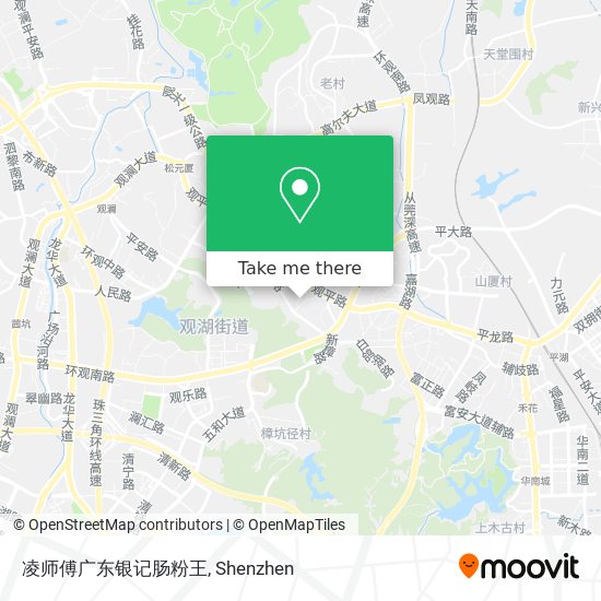 凌师傅广东银记肠粉王 map