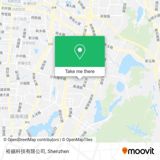 裕赐科技有限公司 map