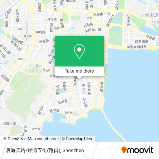 后海滨路/岸湾五街(路口) map