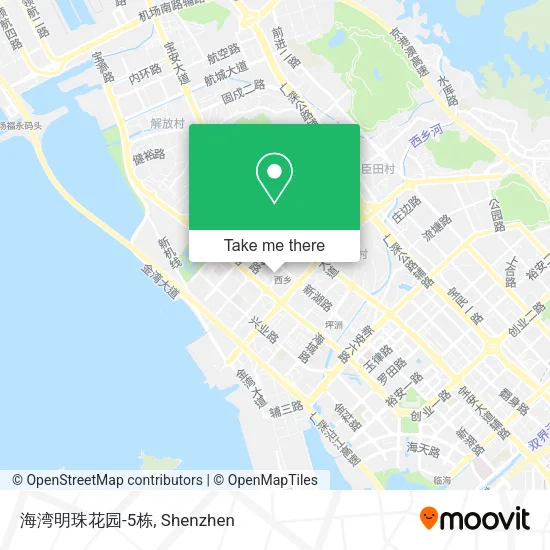 海湾明珠花园-5栋 map