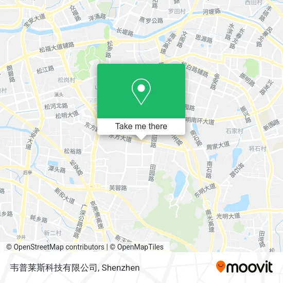 韦普莱斯科技有限公司 map