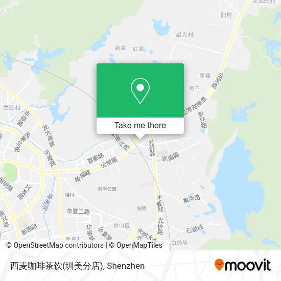 西麦咖啡茶饮(圳美分店) map