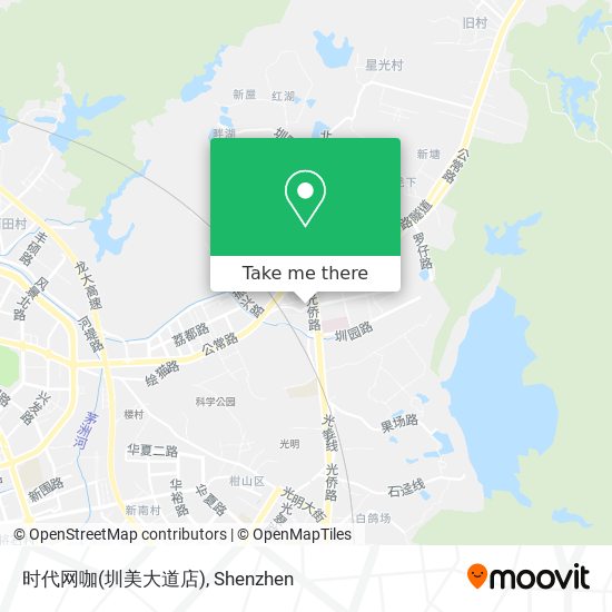 时代网咖(圳美大道店) map
