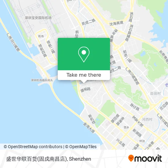 盛世华联百货(固戍南昌店) map