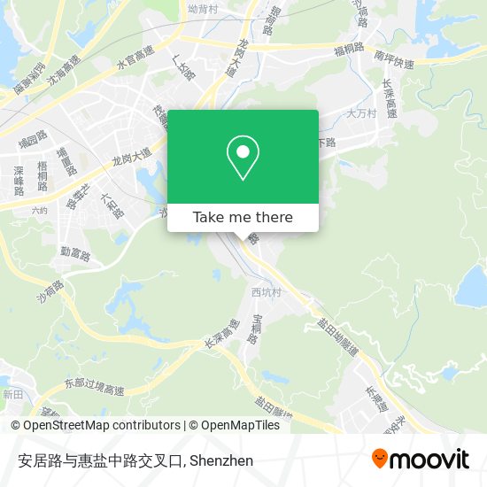 安居路与惠盐中路交叉口 map