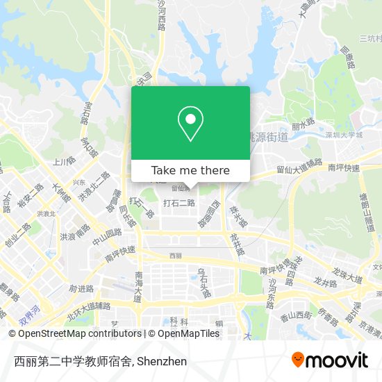 西丽第二中学教师宿舍 map
