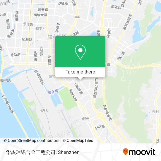 华杰玮铝合金工程公司 map