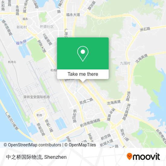 中之桥国际物流 map