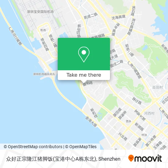 众好正宗隆江猪脚饭(宝港中心A栋东北) map