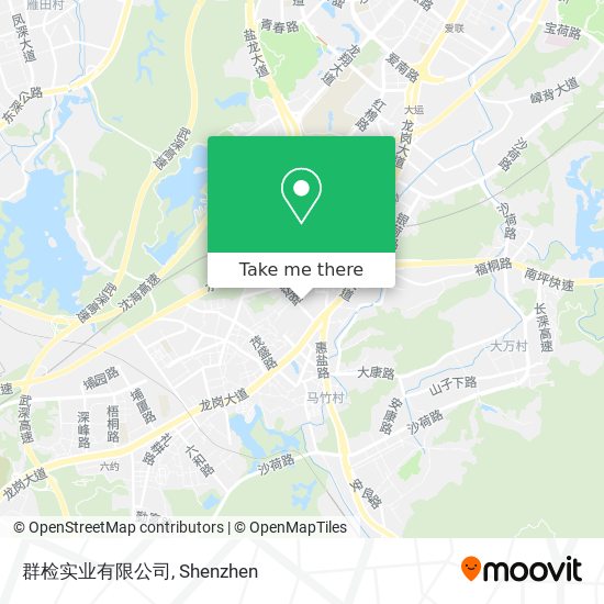 群检实业有限公司 map