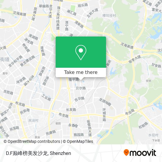 D.F巅峰榜美发沙龙 map
