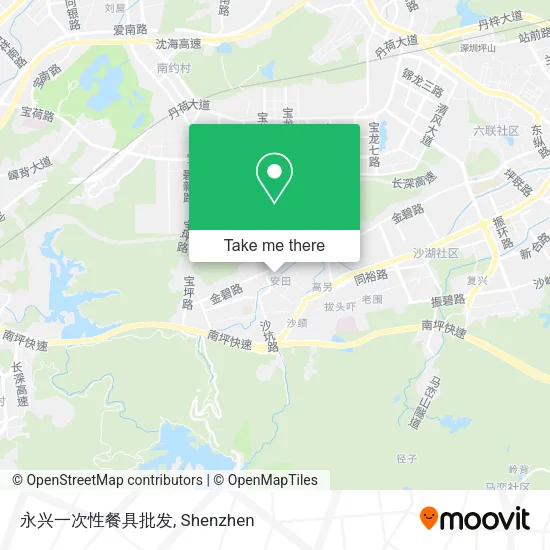 永兴一次性餐具批发 map