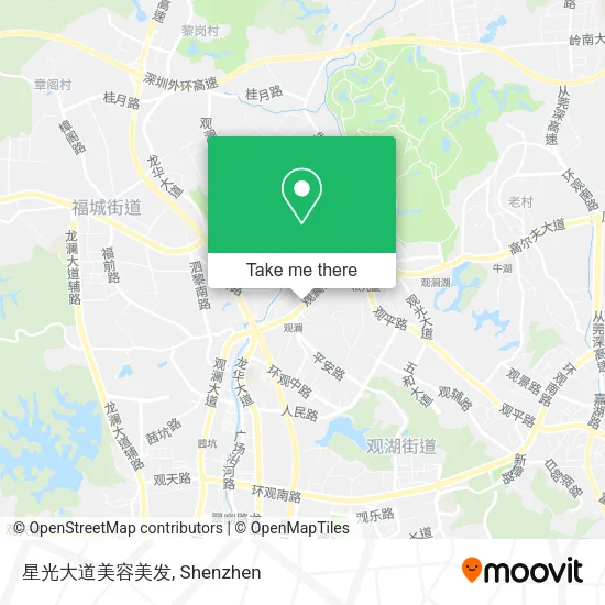 星光大道美容美发 map