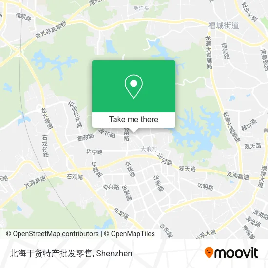 北海干货特产批发零售 map