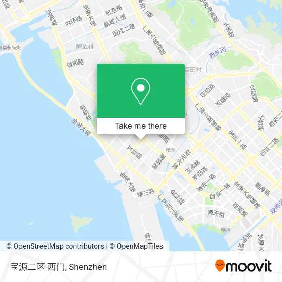 宝源二区-西门 map