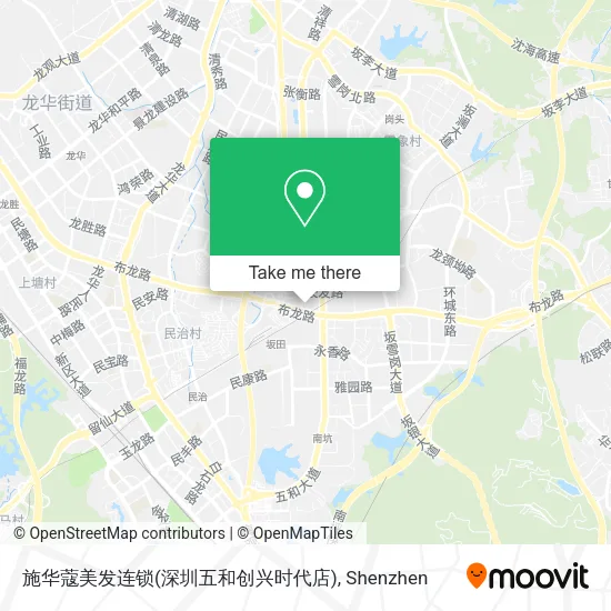 施华蔻美发连锁(深圳五和创兴时代店) map