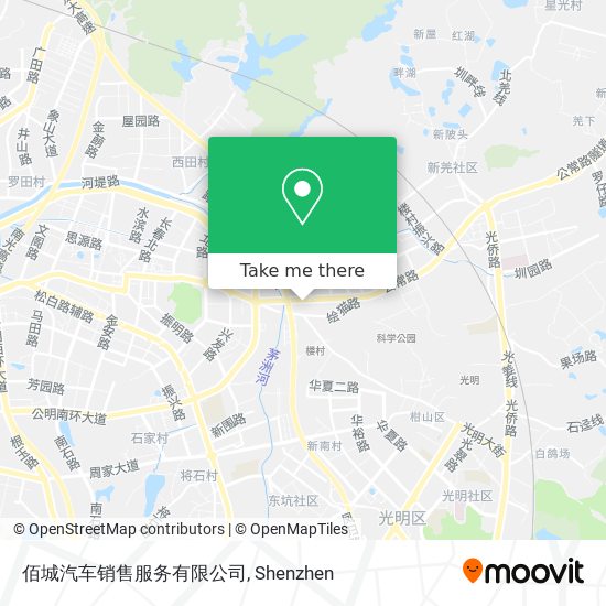 佰城汽车销售服务有限公司 map