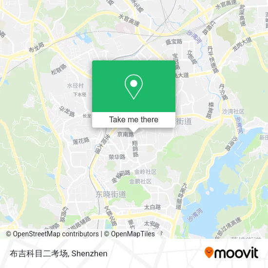 布吉科目二考场 map