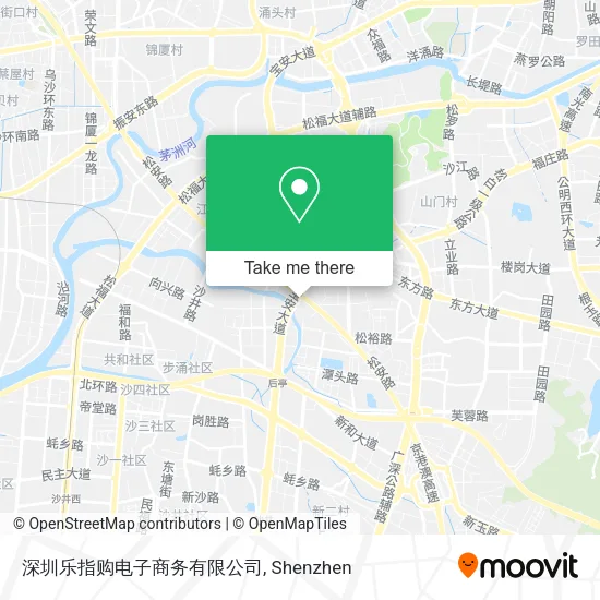 深圳乐指购电子商务有限公司 map