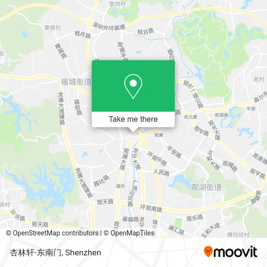 杏林轩-东南门 map