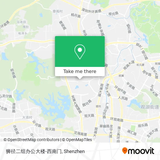 狮径二组办公大楼-西南门 map