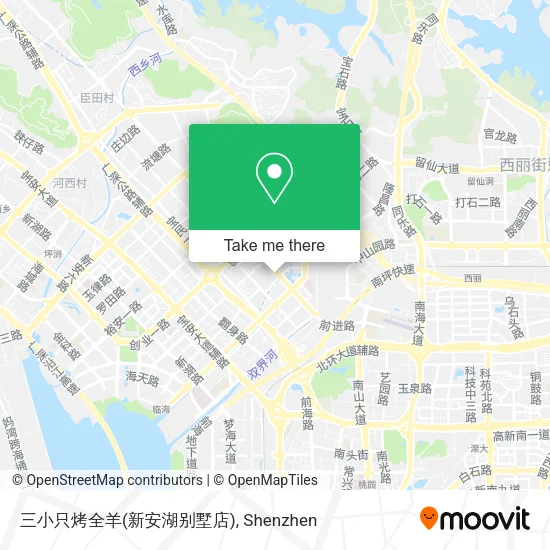 三小只烤全羊(新安湖别墅店) map