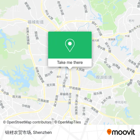 锦鲤农贸市场 map
