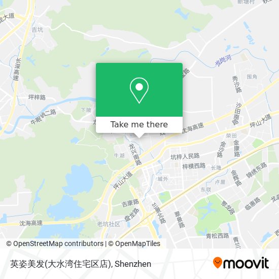 英姿美发(大水湾住宅区店) map
